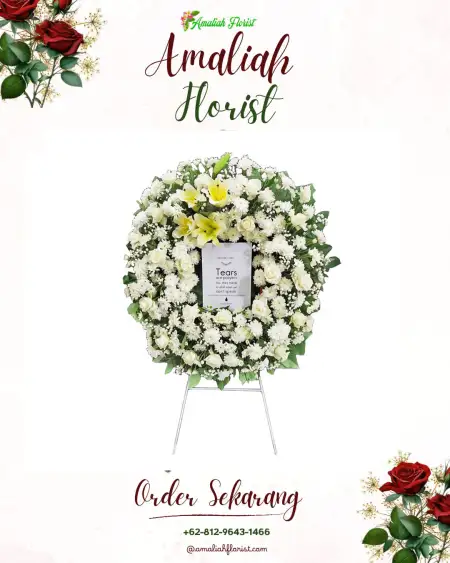 Krans Bunga Duka Varia Agung Mataram